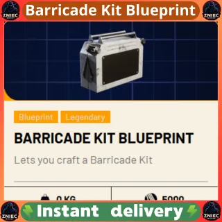 Barricade Kit Blueprint | ARC Raiders