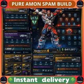 PURE AMON LAUNCHER SPAM BUILD (Ordnance) | Borderlands 4 [PC/PS/XBOX]