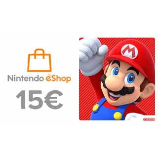 15 EUR Nintendo eShop
