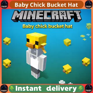 Baby Chick Bucket Hat | Minecraft