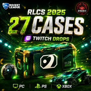 RLCS 2025 27 Cases | Rocket League Twitch Drops