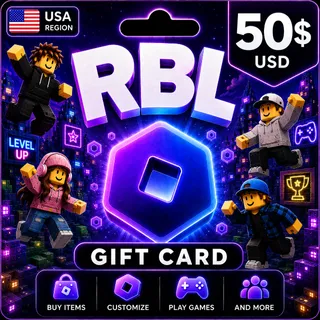 🎁 RBL Gift Card $50 USD | USA