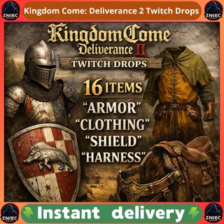 16 Items | ARMOR | CLOTHING | SHIELD | HARNESS | Kingdom Come: Deliverance 2 Twitch Drops