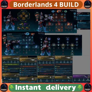 Best Red Tree Harlowe Build - Nuclear Winter - INGAME | Borderlands 4