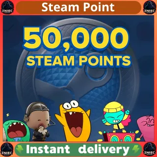 Steam Points 50000 | You Get As Much As You Bought | NO COMMISSION