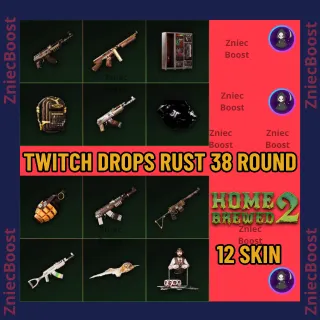 [ 38 ROUND 12 Skins ] Home-Brewed 2 [ Twitch Drops Rust ]