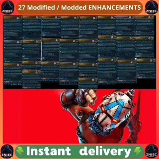 Bundle - 27 Modified - Modded ENHANCEMENTS (CRAZY STATS) | Borderlands 4