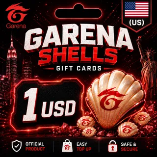 Garena Shells 1 USD (US)