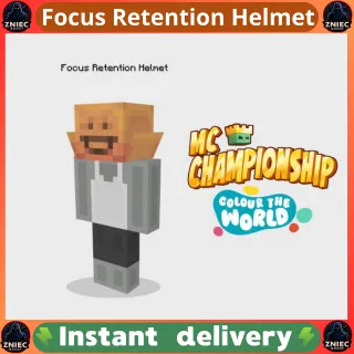 Focus Retention Helmet - Minecraft JAVA - BEDROCK EDITION