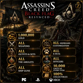 EVERYTHING IN THE GAME IS A WEAPON !! OUTFITS !! ITEMS AND OTHER | Assassin's Creed Black Flag Resynced [ PC/PS/XBOX ]