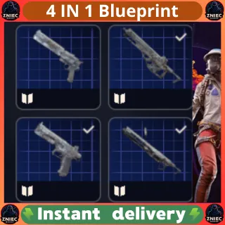 4 IN 1 Blueprint | Torrente | Venator | Bettina | Anvil - ARC Raiders