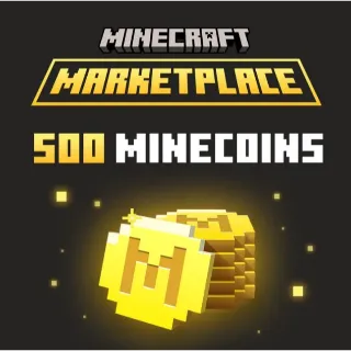 🟨 MINECRAFT 500 MINECOINS 🟨