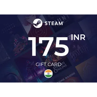 175 INR Steam Wallet