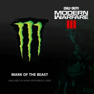 [ MARK OF THE BEAST ] MONSTER ENERGY Activision Key (Global)