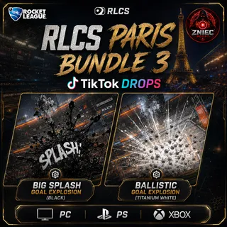 Rocket League RLCS Paris Major Bundle 3 | TikTok Drops