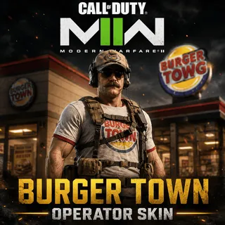 Burger Town Operator Skin
