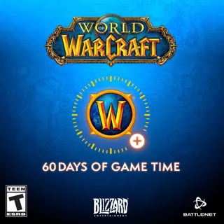 World of Warcraft 60 Day Time Cards