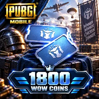 PUBG Mobile 1800 WOW Coins