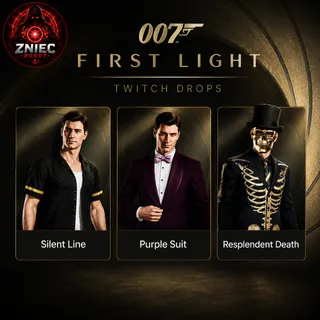 3 Outfits | 007 First Light Creators Twitch Drops 
