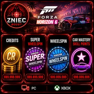 Forza Horizon 6 | 999.999.999 CREDITS | 999.999.999 SUPER WHEELSPIN | 999.999.999 CAR MASTERY | PC - XBOX