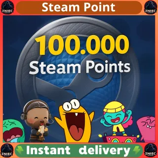 Steam Points 100000 | You Get As Much As You Bought | NO COMMISSION