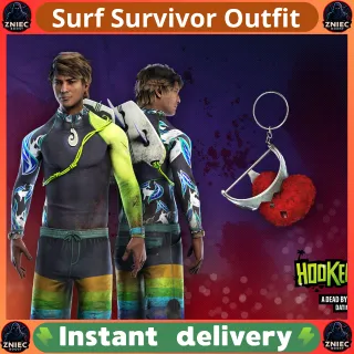 Surf Survivor Outfit (for Jake Park) & Captured Heart (charm) | Dead by Daylight