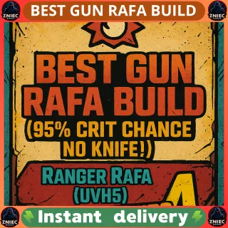 BEST GUN RAFA BUILD (95% CRIT CHANCE NO KNIFE!) - Ranger Rafa (UVH5) | Borderlands 4