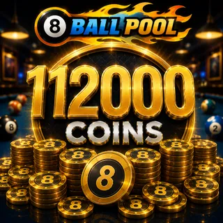 112 000 Coins | 8 Ball Pool