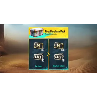 First Purchase Pack | PUBG Mobile