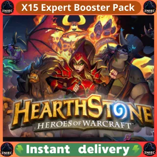 X 15 Hearthstone Expert Booster Pack
