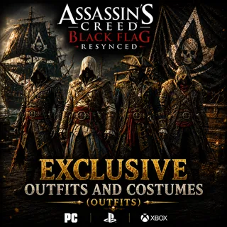  Exclusive outfits and costumes (Outfits) 62 pieces | Collection of sets | Assassin's Creed Black Flag Resynced [ PC/PS/XBOX ]