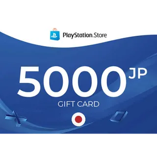 5000 JPY PlayStation Store