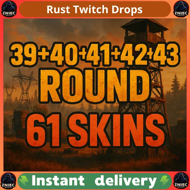 Round 39+40+41+42+43 | 61 Skins | Rust Twitch Drops [ Automatic ...