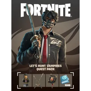 Fortnite Lets Hunt Vampires Quest Pack + 1500 V-Bucks (GLOBAL) PC/PS/XBOX
