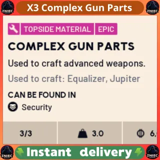 X3 Complex Gun Parts - ARC Raiders