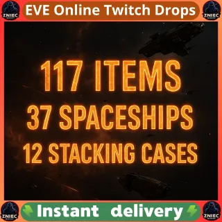 117 Item | Stack Crates | Spaceship Skins |  EverMarks | EVE Online Twitch Drops