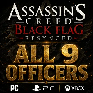  ALL 9 OFFICERS | Assassin's Creed Black Flag Resynced [ PC/PS/XBOX ]