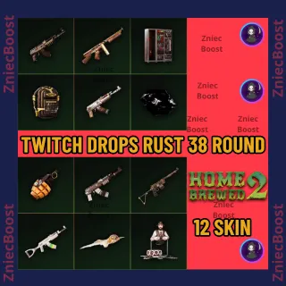 [ 38 ROUND 12 Skins ] Home-Brewed 2 [ Twitch Drops Rust ]