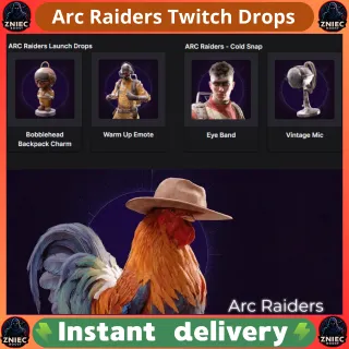 4 Items | Cold Snap + Launch | Twitch Drops ARC Raiders