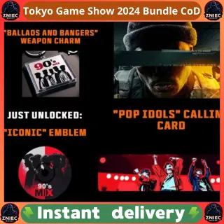 Tokyo Game Show 2024 Bundle CoD BO6/BO7/WARZONE