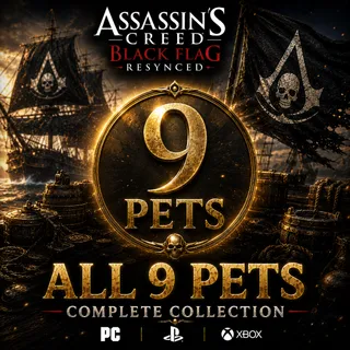 ALL  9 PETS | Assassin's Creed Black Flag Resynced [ PC/PS/XBOX ]