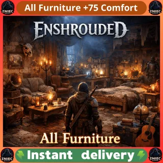 All Furniture +75 Comfort | All Machines in the game | Enshrouded