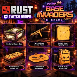 Rust Twitch Drops | Round 54 - Base Invaders | 6 Skins