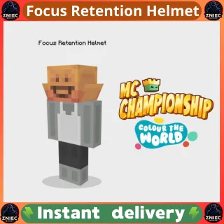 Focus Retention Helmet - Minecraft JAVA - BEDROCK EDITION