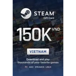 150000 VND Steam Wallet
