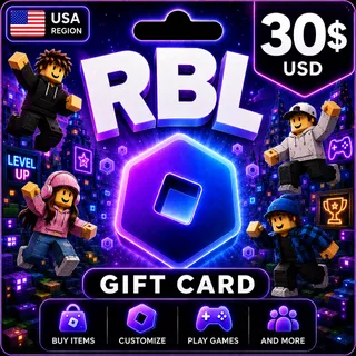 🎁 RBL Gift Card $30 USD | USA