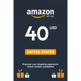 40 USD Amazon