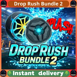 Drop Rush Bundle 2 | Big Splash Goal Explosion + Aero Mage Wheels + Ballistic Goal Explosion | Rocket League