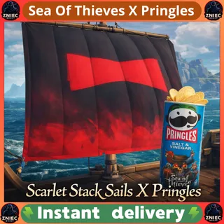 Sea Of Thieves X Pringles | Scarlet Stack Sails 