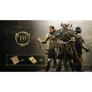 10th Anniversary Pack #2 | Skill Respecification Scroll + Grand Gold Coast | Elder Scrolls Online